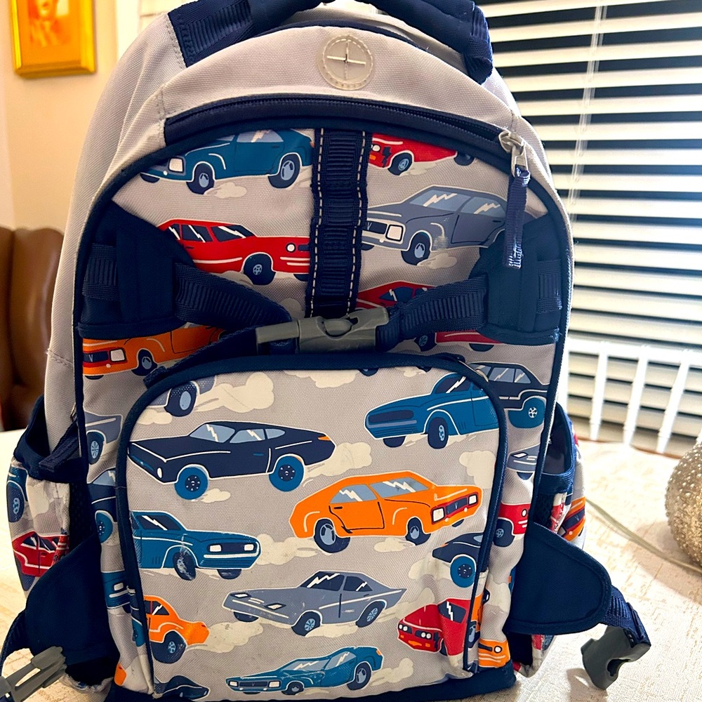 Pottery Barn Kids MacKenzie Bookbag - Muscle Car | Glow in the Dark | Preschool